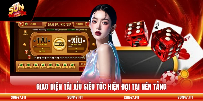 Tài Xỉu Siêu Tốc - Trải Nghiệm Tài Xỉu Siêu Tốc Đỉnh Cao 1 Giao diện tài xỉu siêu tốc hiện đại tại nền tảng